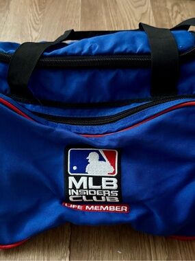 MLB Insiders Club Blue Duffle Bag - Life Member